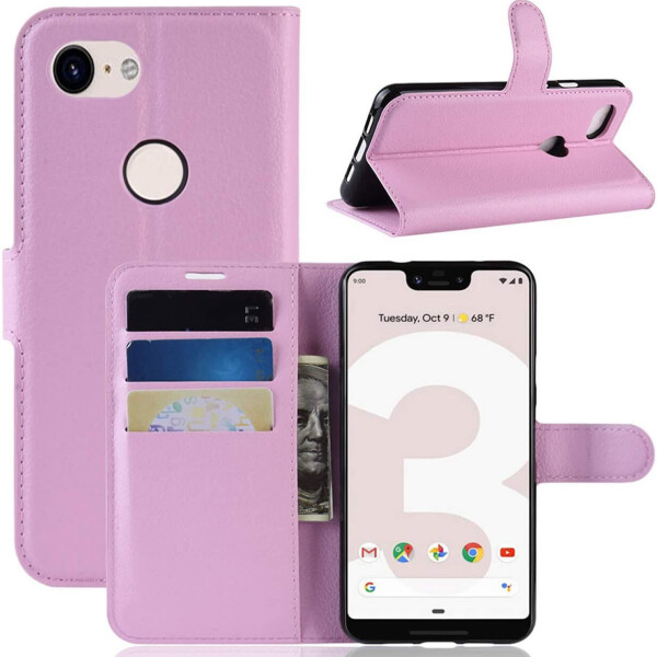 

Чехол-книжка Litchie Wallet для Google Pixel 3A Pink