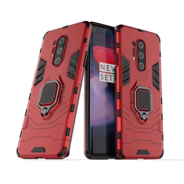 Акція на Чехол Ring Armor для OnePlus 8 Pro Red від Allo UA