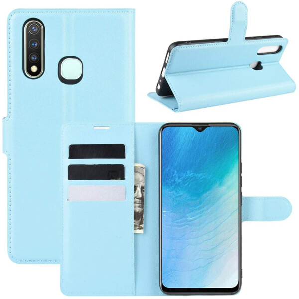 

Чехол-книжка Litchie Wallet для Vivo U3 / Y5S / Y19 Blue