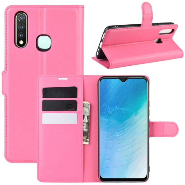 

Чехол-книжка Litchie Wallet для Vivo U3 / Y5S / Y19 Rose