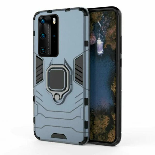 

Чехол Ring Armor для Huawei P40 Pro Blue