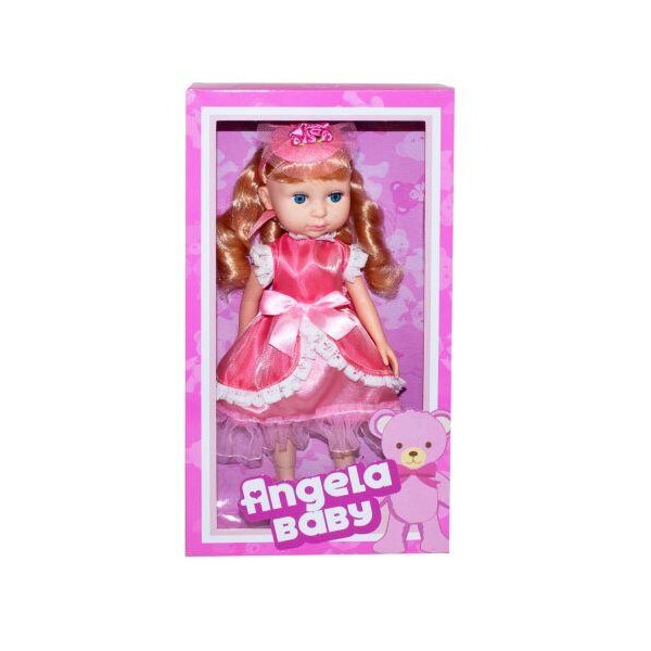 

Кукла ";Angela Baby"; (в малиновом) 1402C