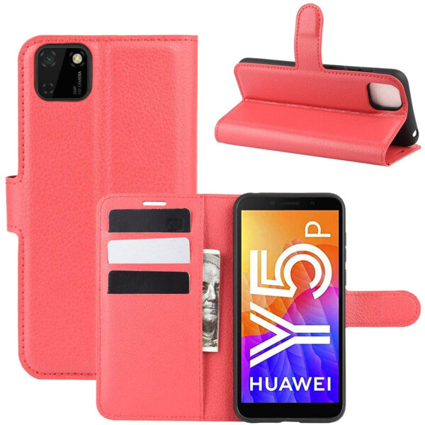 

Чехол-книжка Litchie Wallet для Huawei Y5p / Honor 9s Red