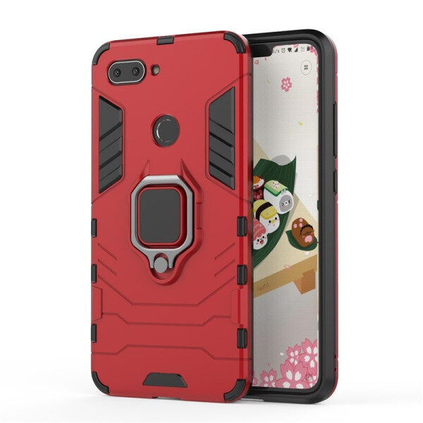 

Чехол Ring Armor для Xiaomi Mi 8 Lite Красный