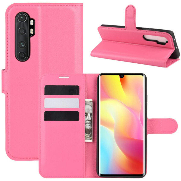 

Чехол-книжка Litchie Wallet для Xiaomi Mi Note 10 Lite Rose