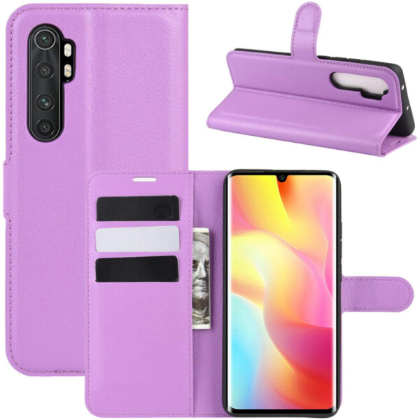 

Чехол-книжка Litchie Wallet для Xiaomi Mi Note 10 Lite Violet