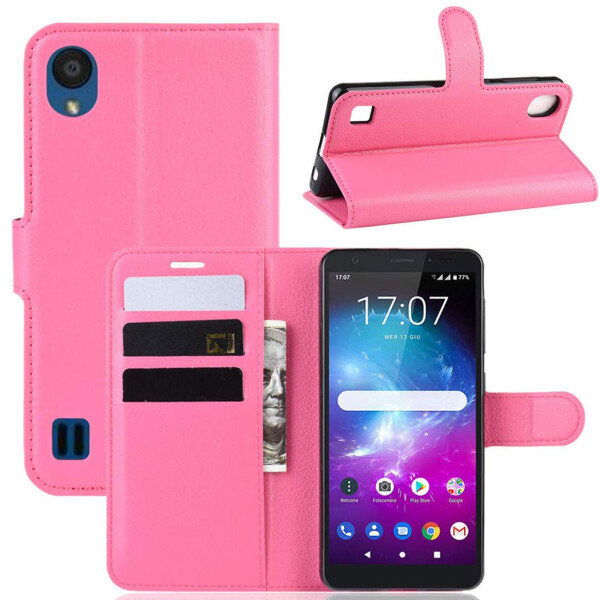 

Чехол-книжка Litchie Wallet для ZTE Blade A5 2019 Rose