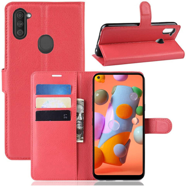 

Чехол-книжка Litchie Wallet для Samsung Galaxy A11 A115 Red