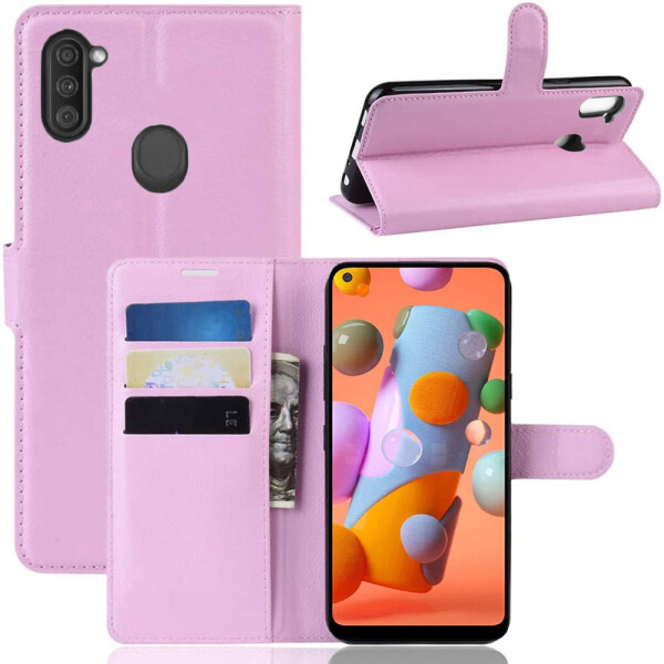 

Чехол-книжка Litchie Wallet для Samsung Galaxy A11 A115 Pink