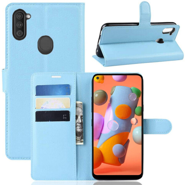

Чехол-книжка Litchie Wallet для Samsung Galaxy A11 A115 Blue
