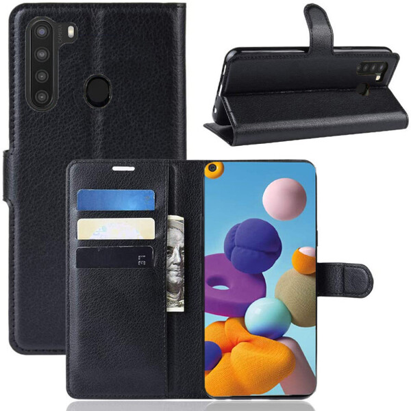 

Чехол-книжка Litchie Wallet для Samsung Galaxy A21 A215 Black