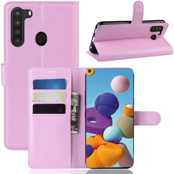 

Чехол-книжка Litchie Wallet для Samsung Galaxy A21 A215 Pink