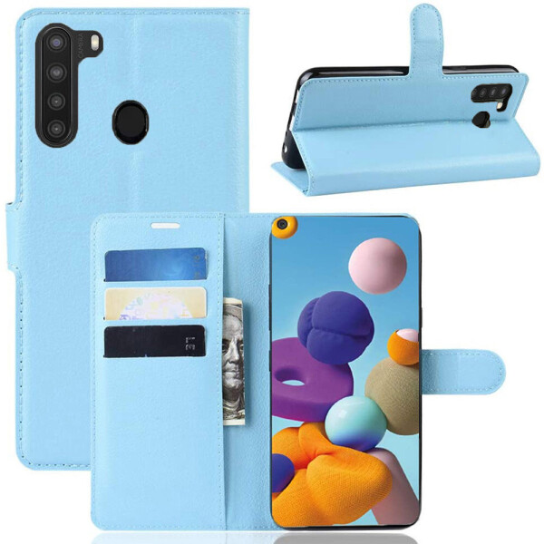 

Чехол-книжка Litchie Wallet для Samsung Galaxy A21 A215 Blue