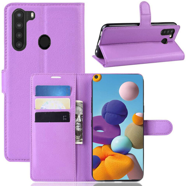 

Чехол-книжка Litchie Wallet для Samsung Galaxy A21 A215 Violet
