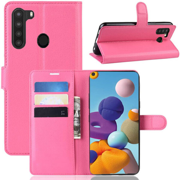 

Чехол-книжка Litchie Wallet для Samsung Galaxy A21 A215 Rose