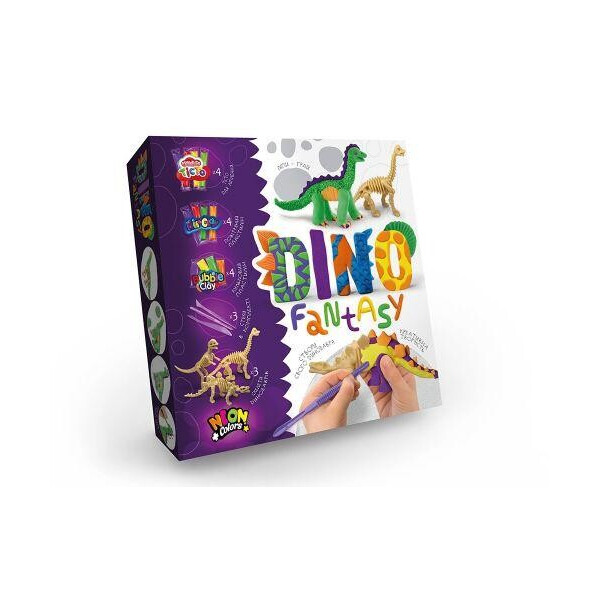 

Набор креативного творчества ",Dino Fantasy", 18 элементов (укр) DF-01-01U