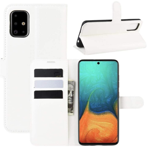 

Чехол-книжка Litchie Wallet для Samsung Galaxy A71 A715 White