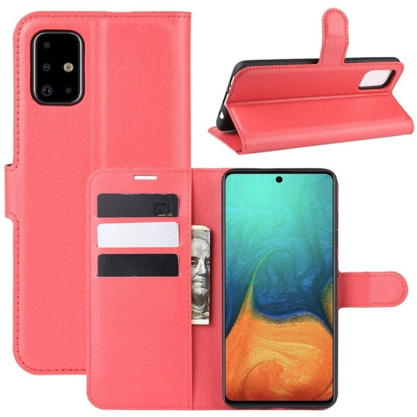 

Чехол-книжка Litchie Wallet для Samsung Galaxy A71 A715 Red
