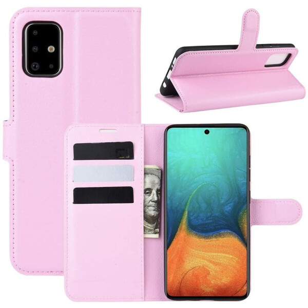 

Чехол-книжка Litchie Wallet для Samsung Galaxy A71 A715 Pink