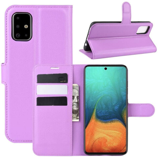 

Чехол-книжка Litchie Wallet для Samsung Galaxy A71 A715 Violet