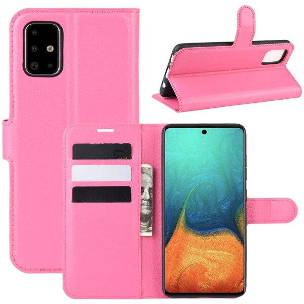 

Чехол-книжка Litchie Wallet для Samsung Galaxy A71 A715 Rose
