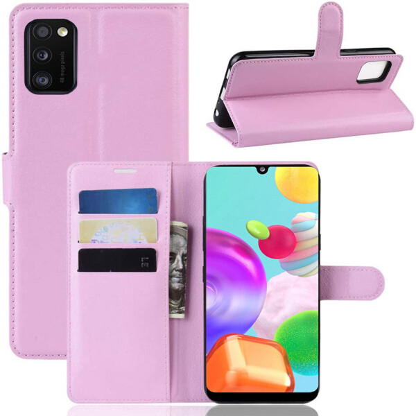 

Чехол-книжка Litchie Wallet для Samsung Galaxy A41 A415 Pink