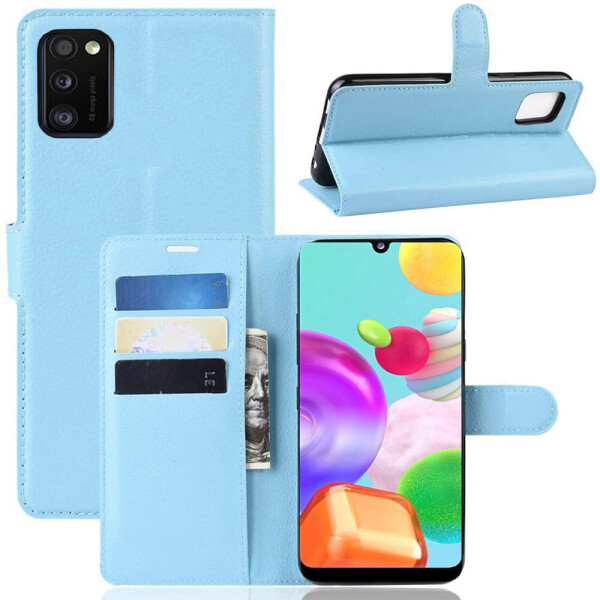 

Чехол-книжка Litchie Wallet для Samsung Galaxy A41 A415 Blue