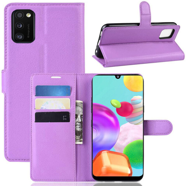 

Чехол-книжка Litchie Wallet для Samsung Galaxy A41 A415 Violet