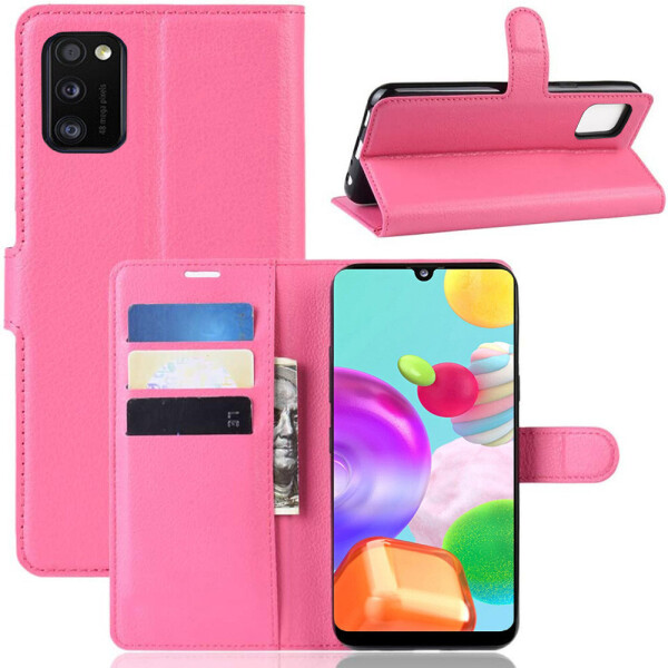 

Чехол-книжка Litchie Wallet для Samsung Galaxy A41 A415 Rose