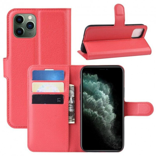 

Чехол-книжка Litchie Wallet для Apple iPhone 11 Pro Max Red