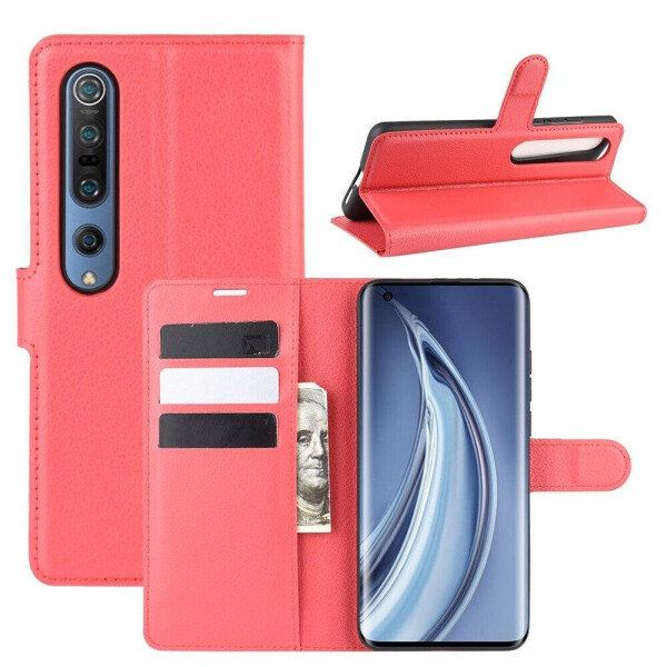 

Чехол-книжка Litchie Wallet для Xiaomi Mi 10 / Mi 10 Pro Red