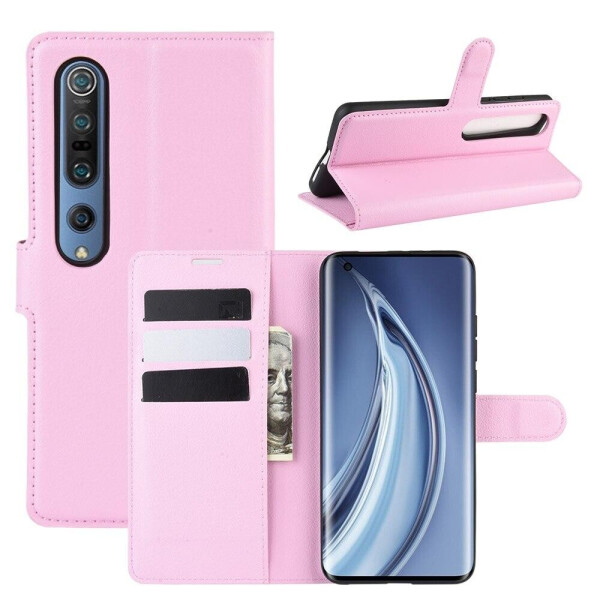 

Чехол-книжка Litchie Wallet для Xiaomi Mi 10 / Mi 10 Pro Pink