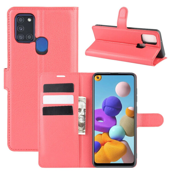 

Чехол-книжка Litchie Wallet для Samsung Galaxy A21s A217 Red