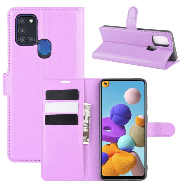 

Чехол-книжка Litchie Wallet для Samsung Galaxy A21s A217 Violet