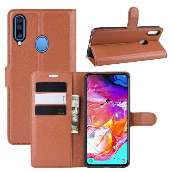 

Чехол-книжка Litchie Wallet для Samsung A207 Galaxy A20s Brown
