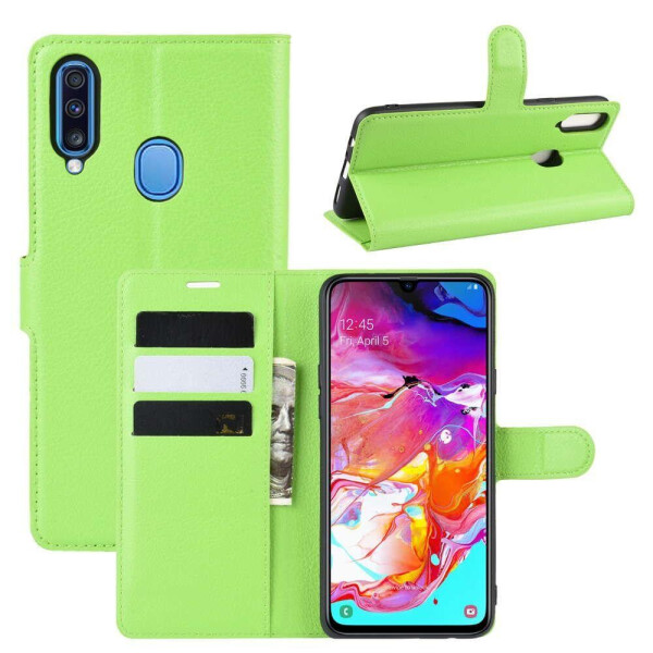 

Чехол-книжка Litchie Wallet для Samsung A207 Galaxy A20s Green