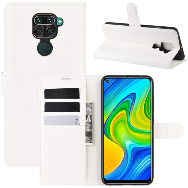 

Чехол-книжка Litchie Wallet для Xiaomi Redmi Note 9 / 10X 4G White