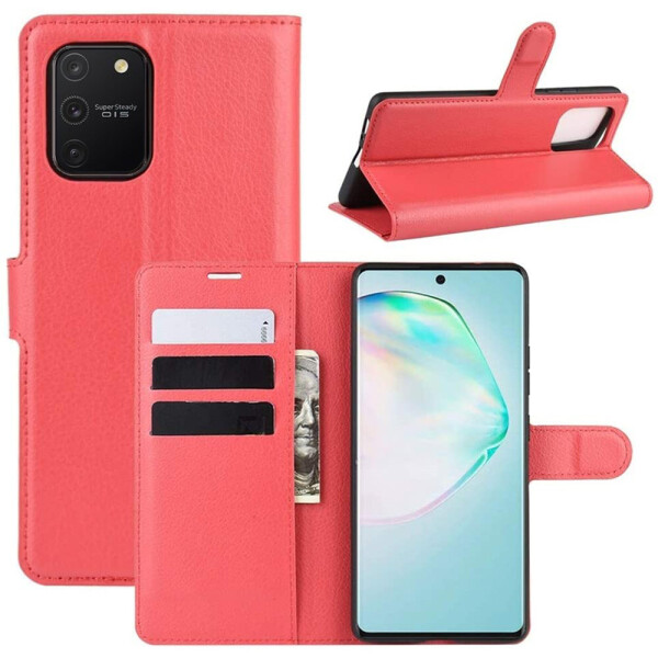 

Чехол-книжка Litchie Wallet для Samsung G770 Galaxy S10 Lite Red