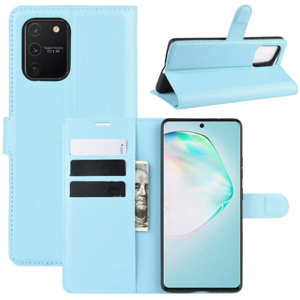 

Чехол-книжка Litchie Wallet для Samsung G770 Galaxy S10 Lite Blue