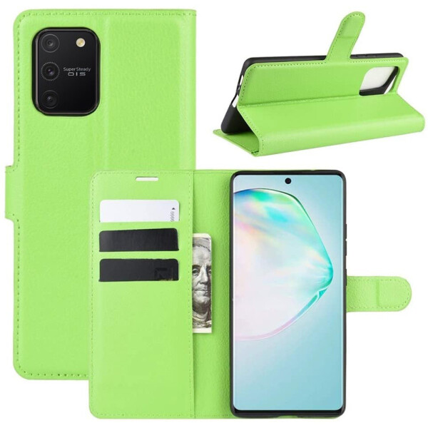 

Чехол-книжка Litchie Wallet для Samsung G770 Galaxy S10 Lite Green