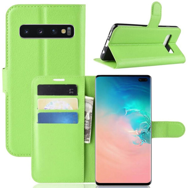 

Чехол-книжка Litchie Wallet для Samsung G975 Galaxy S10 Plus Green