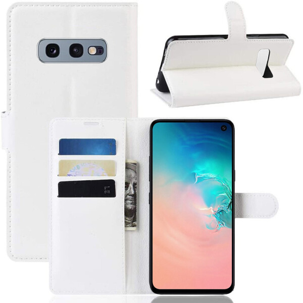 

Чехол-книжка Litchie Wallet для Samsung G970 Galaxy S10e White