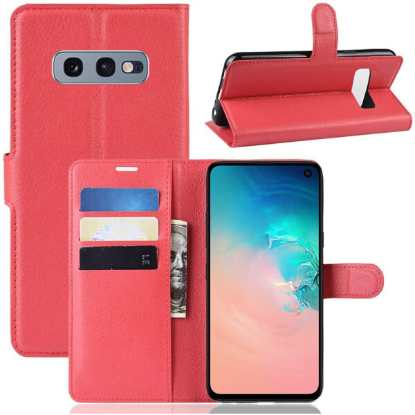 

Чехол-книжка Litchie Wallet для Samsung G970 Galaxy S10e Red