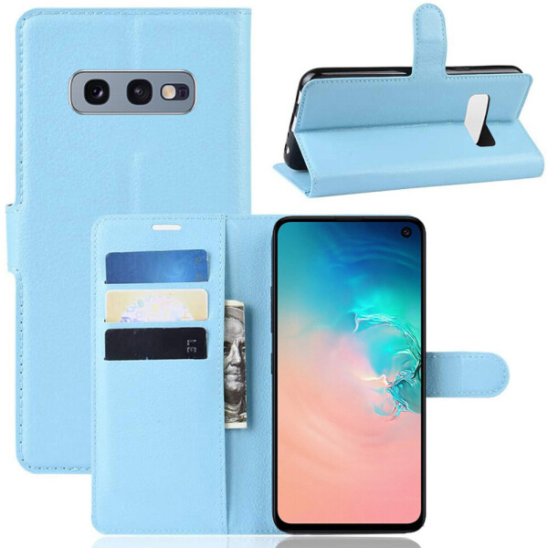 

Чехол-книжка Litchie Wallet для Samsung G970 Galaxy S10e Blue