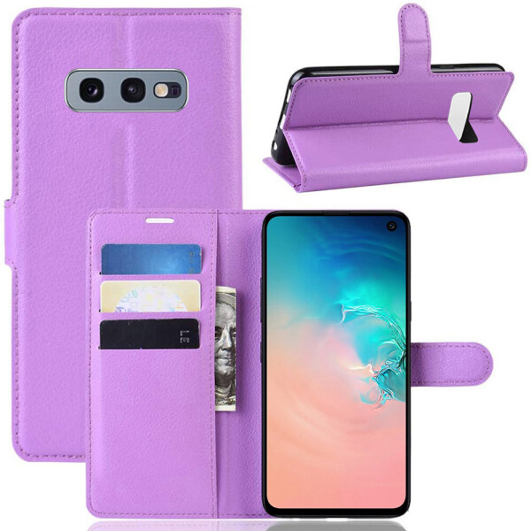 

Чехол-книжка Litchie Wallet для Samsung G970 Galaxy S10e Violet