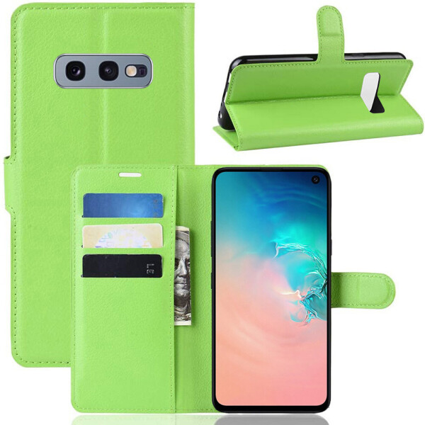 

Чехол-книжка Litchie Wallet для Samsung G970 Galaxy S10e Green