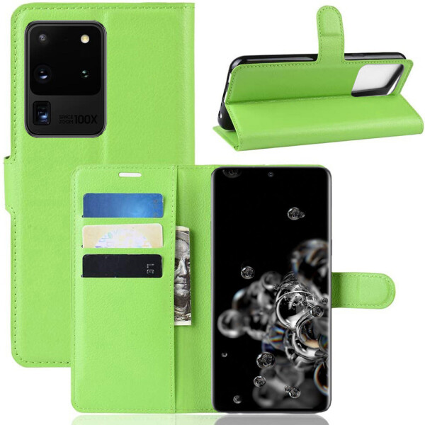 

Чехол-книжка Litchie Wallet для Samsung G988 Galaxy S20 Ultra Green