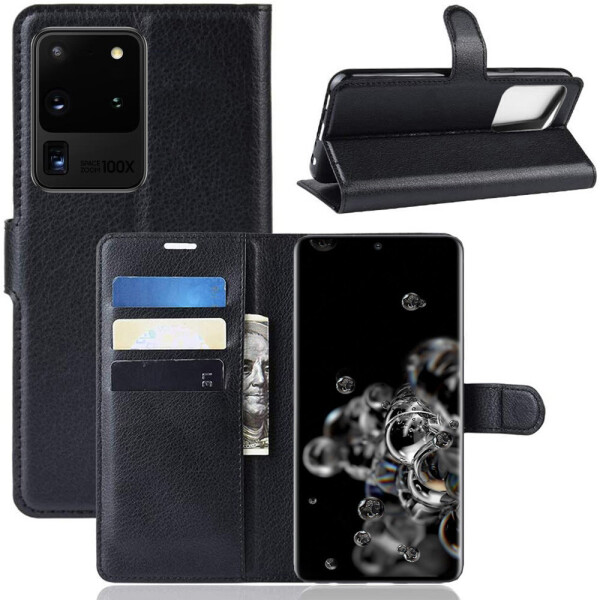 

Чехол-книжка Litchie Wallet для Samsung G988 Galaxy S20 Ultra Black