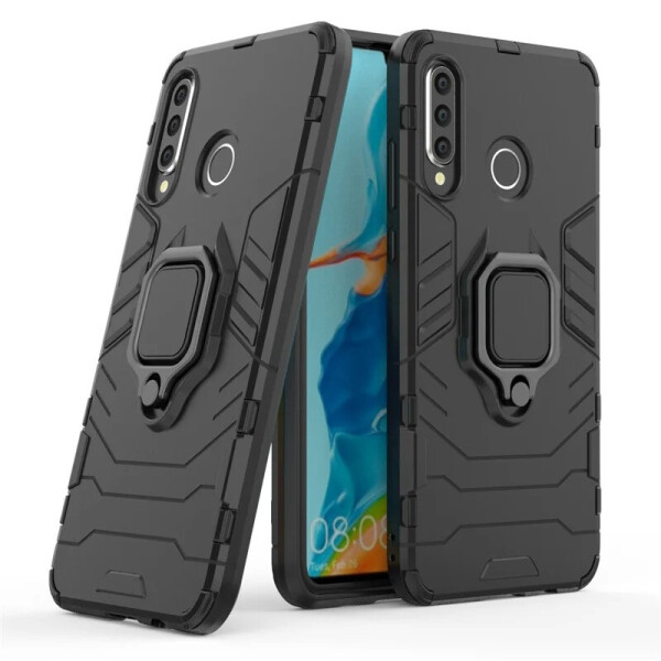 

Чехол Ring Armor для Huawei P30 Lite / Nova 4e Black