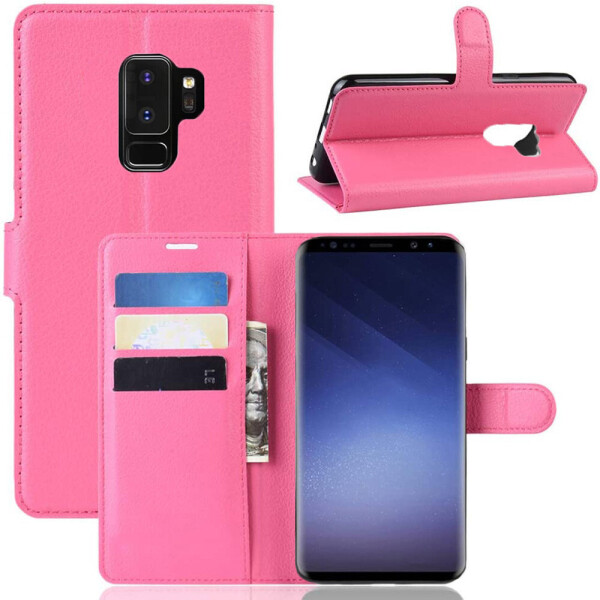 

Чехол-книжка Litchie Wallet для Samsung G965 Galaxy S9 Plus Rose